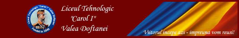 Liceul Tehnologic "Carol I" comuna Valea Doftanei